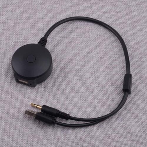 5V Car Bluetooth Music Adapter 3.5mm AUX USB Audio Cable Fit For BMW Mini Cooper 25-50mA 2.4-4.8GHz Accessories
