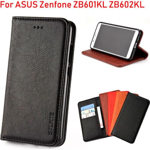 Case for ASUS Zenfone Max Pro M1 ZB601KL ZB602KL Luxury Flip cover Vintage Leather card slot Without magnets Case funda coque