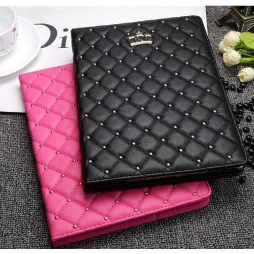 Tablet case For ipad mini 4 Crown Diamond Flip Leather cover For Apple iPad mini 4 tablet case 7.9 inch Stand Soft Shell Fundas