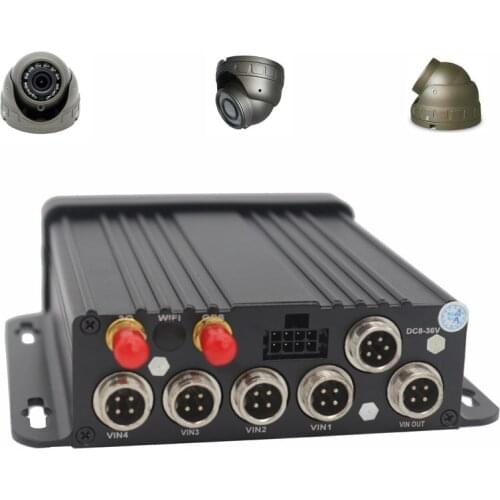 4 channel 720P H.264 video compression cctv digital video recorder 4g gps sd card mobile dvr