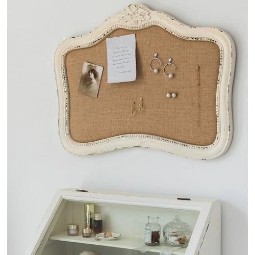 White retro Beautiful Picture Frame Jewelry Holders