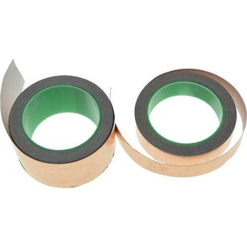 Dopro Double Conductive Copper Foil Tape Shielding Tapes for Guitar & EMI Shielding,Slug Repellent Electrical Repairs,Grounding