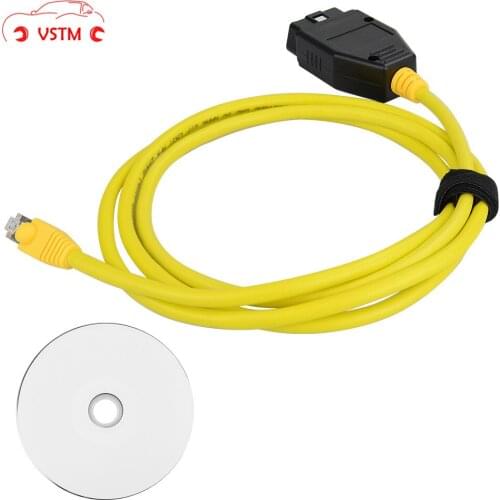 VSTM ESYS 3.23.4 V50.3 Data Cable For bmw ENET Ethernet to OBD OBDII 2 Interface Data E-SYS ICOM Coding for F-series