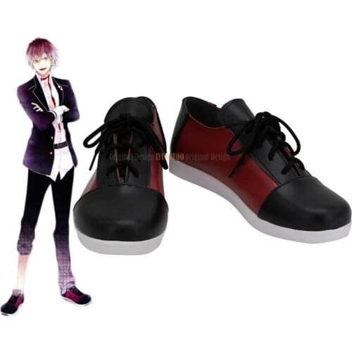 Diabolik Lovers Ayato Sakamaki Cosplay Shoes Leather Boots for Halloween Comic-con Cosplay
