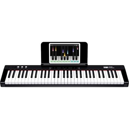 Light, small, portable, intelligent electronic piano, multifunctional, durable, children beginners, adult professional 61 key fo