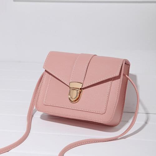 Fashion Small Crossbody Bags For Women Mini PU Leather Shoulder Messenger Bag for Girl Yellow Bolsas Ladies Phone Purse