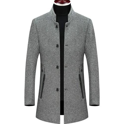 Men Coats 2020 New Arrival Winter High Quality Wool Thicked Casual Trench Coat Men,mens Winter Warm Coat,winter Jackets Men 897