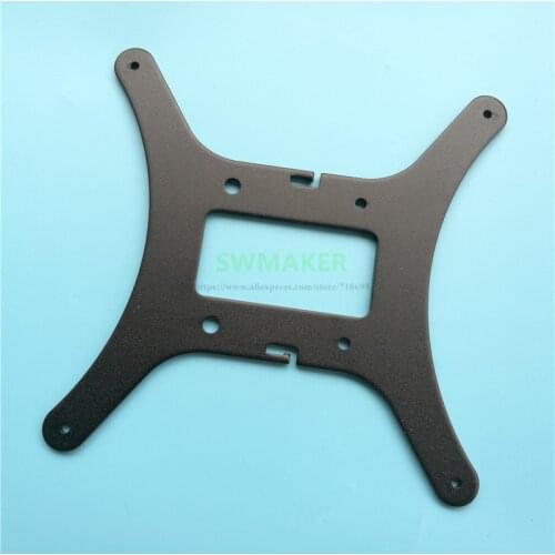 New Black Ender-3 Hotbed Y Carriage Plate For Creality Ender-3 ender-3s Ender-3 pro 3D Printer Heated Bed 2040 Aluminum profile