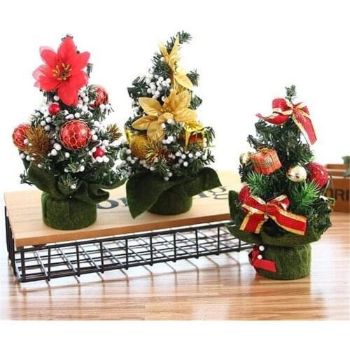 New 100pcs Merry Christmas Tree Bedroom Desk Decoration Toy Doll Gift Office Home Children Natale Ingrosso Christmas Decorations