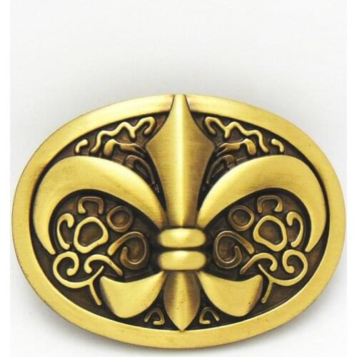 Oval Keltic Anchor Western Belt Buckle Germanic Style Metal For 4cm Wide Belt Men Women Fashion Jeans accessories