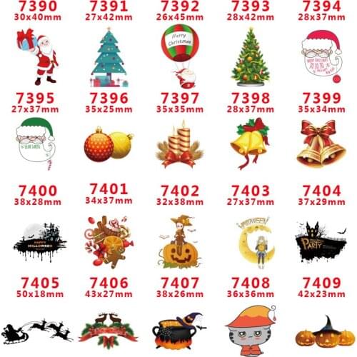 Planar Resins Factbak Christmas Day Cute Cartoon Resin DIY Crafts For Decoration Accessories PR7390