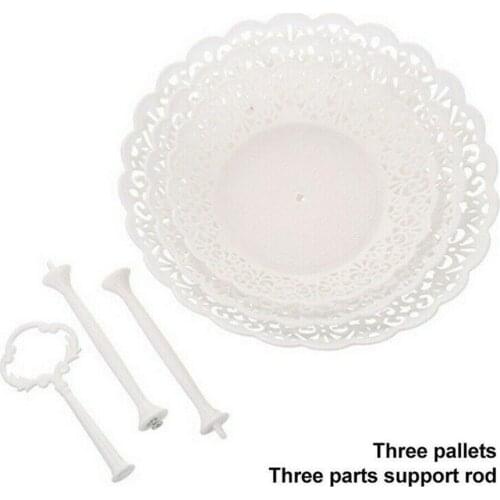 Modern Creative 3 Tier Fruit Cake Plate Basket Bowl Stand Holder Vegetables Kitchen Tray Rack Storage P1C5