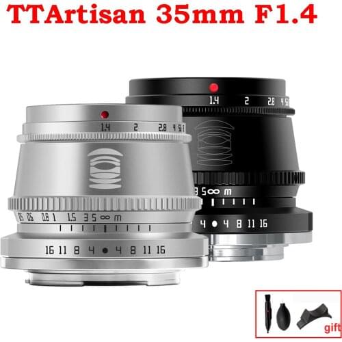 TTArtisan 35mm F1.4 APS-C Manual Focus Camera Lens for Canon EF-M Sony E Mount Fujifilm X M4/3 Leica L SIGMA Nikon Z Olympus