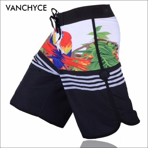 VANCHYCE Mens Shorts Beach Men Bermuda Short Quick Dry Silver Board Shorts Swimwear Men Masculino Star Shorts