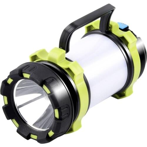 Outdoor Power Bank Hiking Brightest USB Rechargeable LED Flashlight Camping Lantern for Emergency