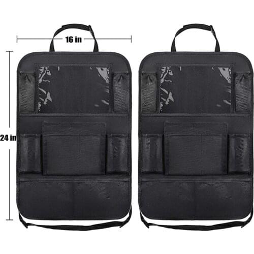 1Pcs Car Accessories Car Rear Seat Storage Bag Seat Back Storage Bag Multi-function Hanging Bag Rear Seat Anti-kick Free shippin