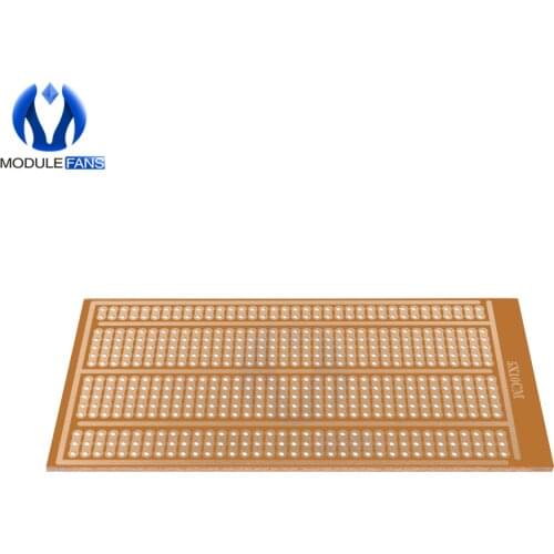 10PCS 5X10 CM 5x10cm Wholesale Universal Solderless PCB Test Breadboard Copper Prototype Paper Tinned Plate Joint holes DIY