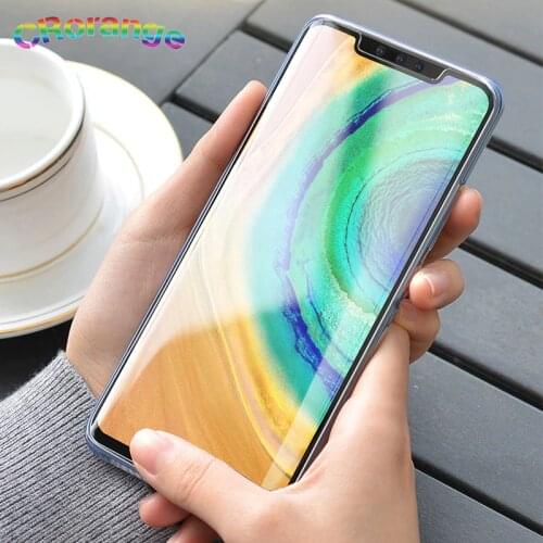 100D UV Glue For Huawei Mate 30 Pro Screen Protector mate 20 Pro For Huawei P30 P40 Pro Full Glue UV Tempered Glass Mate 40 Pro