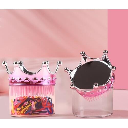 Styling Hair Comb Solid Color Princess Shiny Comb Anti-static Detangler Salon Hairdressing Styling Tool Massage Comb