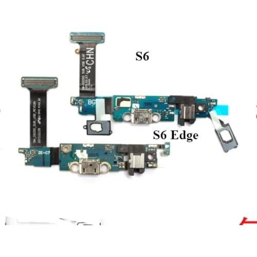 30PCS Dock Connector Charger USB Charging Port For Samsung Galaxy S6 G920A G920T G920V G920P s6 Edge G925A G925T V P Flex Cable