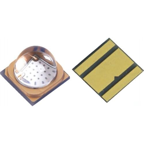 5PCS High Power 3W UV LED Chip 3838SMD 365～430nm UV Purple LED Ultraviolet LED For UV-curing Ink Free Shipping