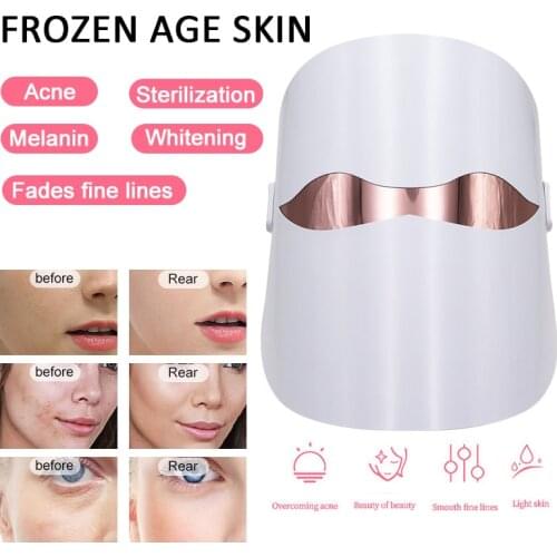5 Styles Optional LED Facial Mask Photon Therapy Anti-Acne Wrinkle Removal Skin Rejuvenation Face Skin Care Tools