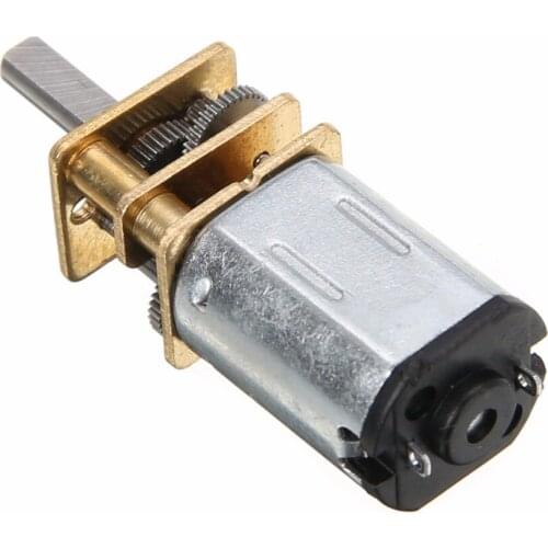 6V Metal Gear Motor 200RPM Electric Deceleration Gear Motors with Gearwheel Model:N20 3mm Shaft Diameter for Power Tool