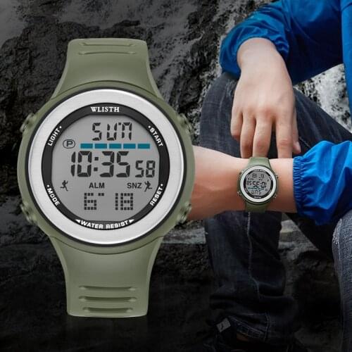 Digital Watch Men Sports Watches Fashion Mens Waterproof LED Digital Watch Man Military Calendar Alarm Clock Relogio Masculino