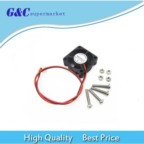 For Raspberry Pi 3 diy Active Cooling Fan for Customized Acrylic Case Support for raspberry pi model B Plus B with Screws Parts