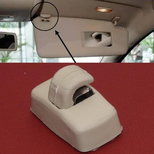 JEAZEA 3B0857561B 3B0857561BY20 Beige Sun Visor Hook Clip Bracket Hanger for VW Golf GTI Jetta Mk4 Passat B5 B6 Touran Polo Seat