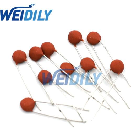 200PCS/LOT 50V 68PF 680 Ceramic Capacitor 50v 68pf Red DIP Capacitance