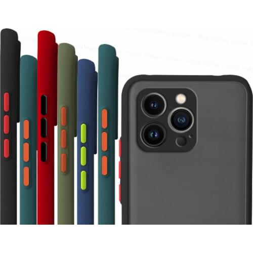 Matte Bumper For iPhone 12 Case For iPhone 12 11 XR XS X 7 8 Plus SE 2020 Cover Shockproof Protective Phone Case For iPhone 12