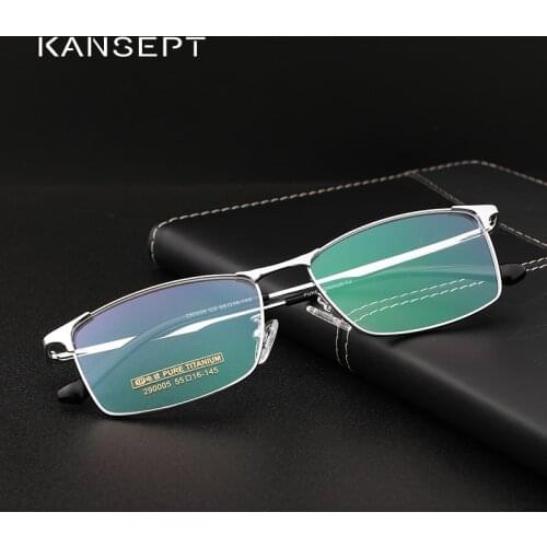 Titanium Alloy Optical Glasses Frame Men Prescription Eyeglasses Men Brand Designer Myopia Eyeglasses Frame#290005