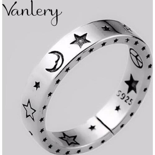 New Arrivals Charming Moon Star Ring for Women Boho Knuckle Party Rings Gothic Punk Jewelry Gifts for Girls