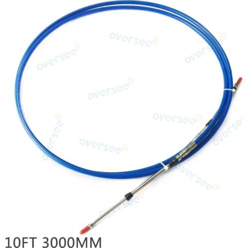 OVERSEE Outboard Throttle Shift Cable, Remote Control Box Cable 10 Ft For Yamaha Tohatsu Outboard Engine