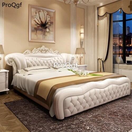 Prodgf 1Pcs A Set European Big House Princess Bedroom Bed