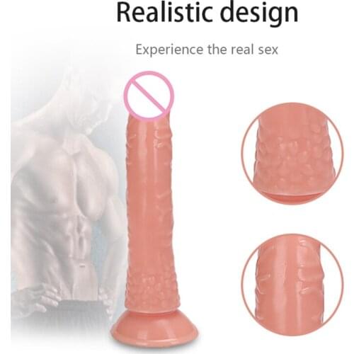 Realistic Penis Cyberskin Huge Big Dildo with Suction Cup Sex Products for Women Dildo Realistic PVC Penis Dido for Women