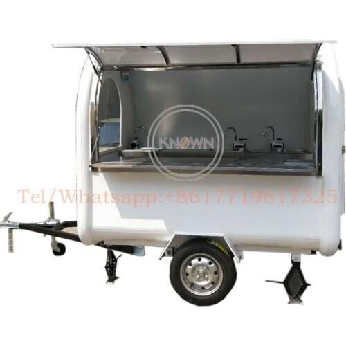 Most popular slush machine cart vans food truck mini mobile food trailer for sale