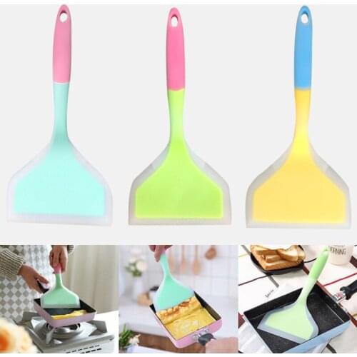 Non-stick Turners Food Kitchen Utensils Home Silicone Spatulas Beef Meat Egg Wide Pizza Shovel Lifters Safe Food Grade Spatula