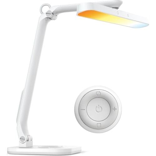Remote Control Led Table Reading Lamp 7w (USB/Stepless Dimming/360° Universal Rotation/5 Levels of Color Temperature Switching)