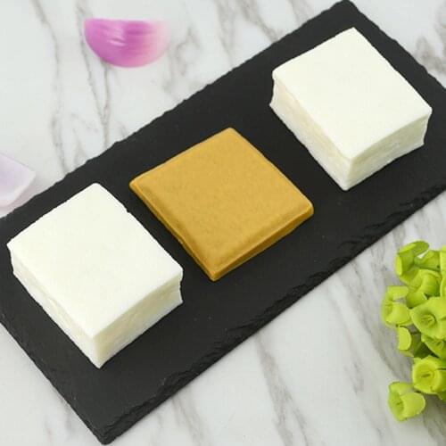 TB040 Simulation tofu dried tofu props, plastic food model toys.fake tofu