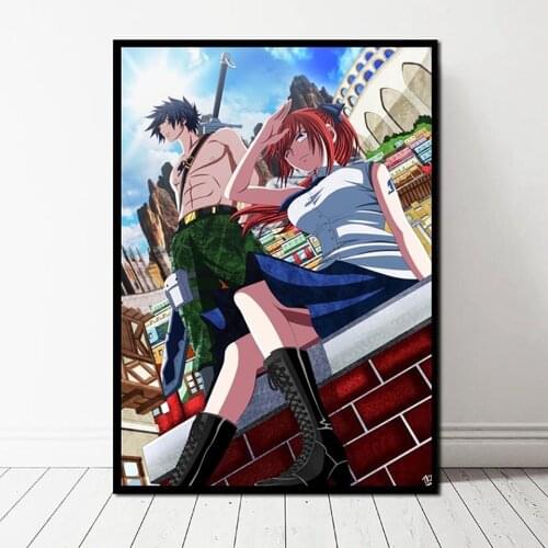 Cross Stitch Diamond Painting 5D Home Decor Fairy Tail Anime Picture Embroidery Pattern Wall Sticker Mosaic home decorate