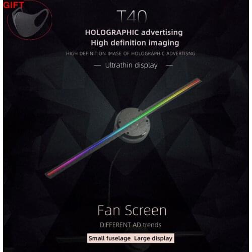 Wifi 3D Hologram Projector Holographic Image LED Lamp Projector Bare Eye HD 3D Remote Advertising Machine Display Light