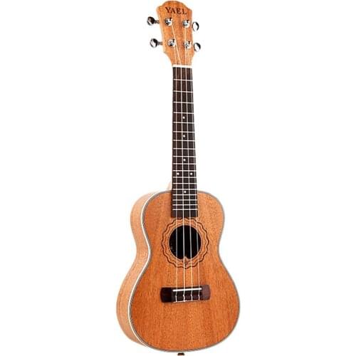 Yael 23 Inch Concert Ukulele 4 String Hawaiian Mini Guitar Acoustic Guitar Mahogany Rosewood