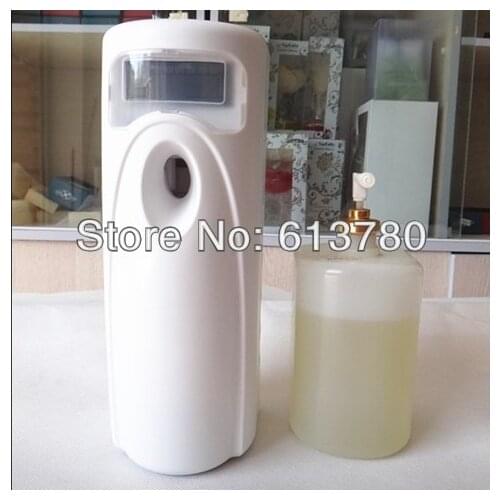 LCD adjustable aerosol dispenser liquid perfume sprayer air purifiers air freshener household hotel refill dispenser