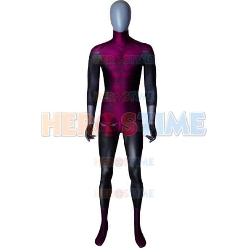 Beast Boy Cosplay Costume with Muscle Shade Spandex 3D Printed Superero Halloween Cosplay Bodysuit Custom Made