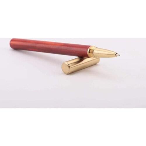 1PC Student School Writing Pen Wood Ballpoint Pens New Luxury Business Office Sign Pen Rollerball Pen Tationery Supplies 03743