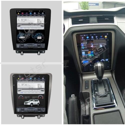 128G Tesla Screen Multimedia Stereo Android 9.0 Player For Ford Mustang 2010 2011 2012 2013 2014 GPS Navi Receiver IPS Head Unit