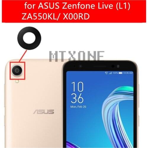 2pcs for ASUS Zenfone Live (L1) ZA550KL/ X00RD Back Camera Glass Lens Rear Camera Glass with 3M Glue Repair Spare Part