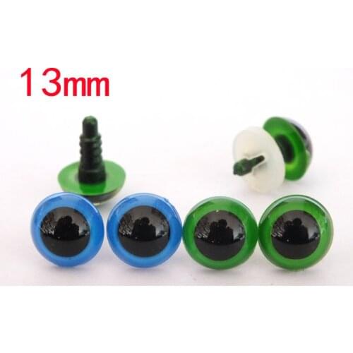 20pairs/lot blue and green color safety toy eyes with white washer-per color 10pairs
